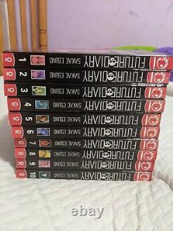 Future Diary Vol 1-10 Complete English Manga Tokyopop Sakae Esuno Mirai Nikki
