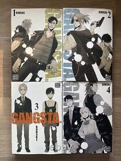 GANGSTA Manga Volumes 1-8 By Kohske Complete Set Full Set Crime VIZ Signature