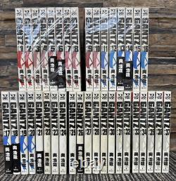 GANTZ Vol. 1-37 Complete Set Manga Comics Hiroya Oku Japanese Language