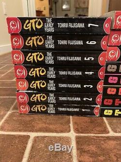 GTO Great Teacher Onizuka Junai Gumi The Early Years Volumes 1-15 Complete Manga