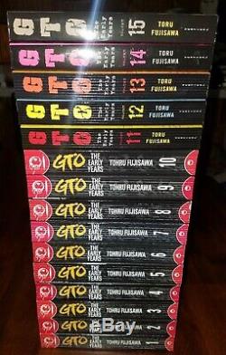 GTO Great Teacher Onizuka The Early Years Volumes 1-15 Complete English Manga