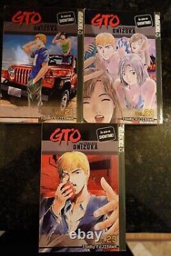 GTO Great Teacher Onizuka Volumes 1-25 English Manga Complete Series Rare OOP