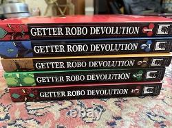Getter Robo Devolution Manga Complete Collection Vol 1-5
