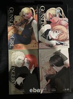 Gunslinger Girl Manga Volumes 1-15 Complete Lot NEW English Yu Aida 1st Print