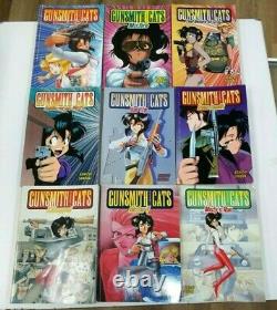 Gunsmith Cats Dark Horse complete manga lot volumes 1-9 Kenichi Sonoda