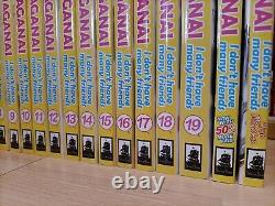 HAGANAI I DON'T HAVE MANY FRIENDS 1-19 Manga Set Collection Complete Run ENGLISH