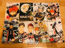 HAIKYU! 1-16 Manga Collection Complete Run Volumes Set ENGLISH RARE