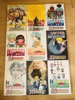 HUNTER X HUNTER 1-36 Manga Complete Collection Set Run Volumes ENGLISH RARE