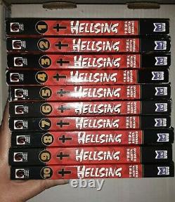 Hellsing Manga Complete Set 1st Edition RARE English 1-10 Books