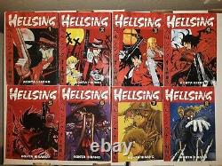 Hellsing Manga Complete Set 1st Edition RARE English 1-10 Books