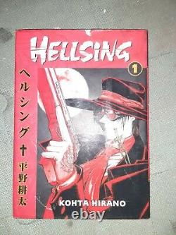 Hellsing Manga Lot Volumes 1-9 Near Complete English Collection HC Vol 1 OOP