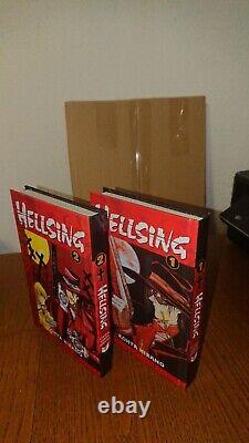 Hellsing Manga Vol 1-10 COMPLETE 1-2 SUPER RARE HARDCOVER RARE English