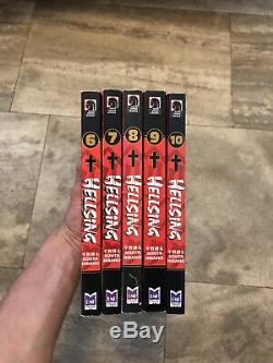 Hellsing Manga Volumes 1-10 (Complete Set)