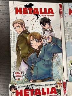 Hetalia Axis Powers Complete English Manga Set Series Volumes 1-6
