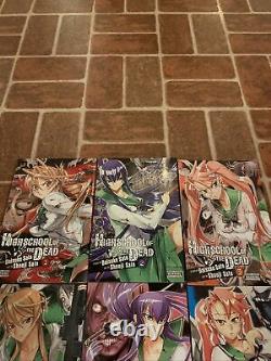 High School Of The Dead Volumes 1-7 Complete Series English Manga Yen Press OOP