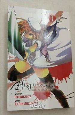 Higurashi When They Cry English Manga Lot Volumes 1-27 COMPLETE Rare/OOP