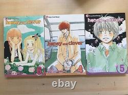 Honey and Clover Volumes 1-10 Umino Chica Complete Shojo Manga Lot in English