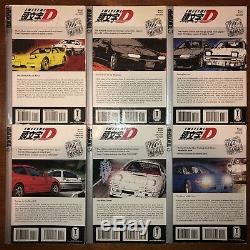 Initial D Manga Volume 1-33 Complete English Rare OOP Limited Edition Cards
