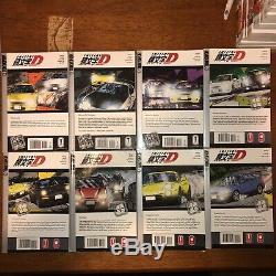 Initial D Manga Volume 1-33 Complete English Rare OOP Limited Edition Cards