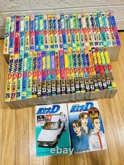 Initial D Vol. 1-48 All Volumes Complete set Manga Comics Used japanese