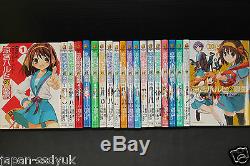 JAPAN Melancholy of Haruhi Suzumiya manga 120 Complete Set
