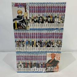 Japanese Language BLEACH Comic Book Manga vol. 1-74 Complete set lot