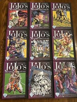 Jojo's Bizarre Adventure Manga Part 4 Diamond Is Unbreakable 1-9 English New Lot