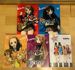 K-ON! 1-4 COLLEGE Manga Set Collection Complete Run Volumes ENGLISH