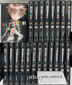 Katekyo Hitman REBORN Paperback edition 21 volumes complete set Manga Comics