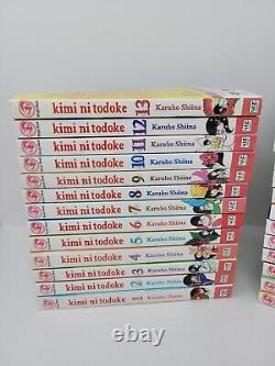Kimi Ni Todoke English Manga Karuho Shiina Vol 1-27 Nearly Complete Rare OOP