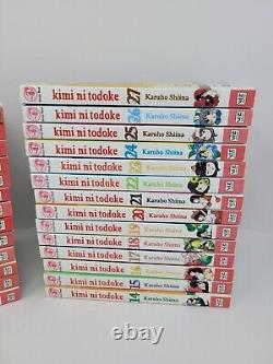 Kimi Ni Todoke English Manga Karuho Shiina Vol 1-27 Nearly Complete Rare OOP