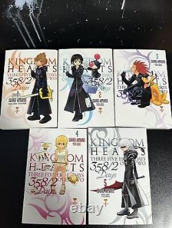 Kingdom Hearts 358/2 Days Manga English Volume 1-5 Complete Set Series 2 3 4 KH