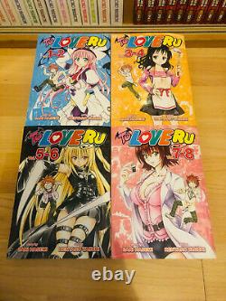 LOVE RU DARKNESS 1-5 1-8 Manga Set Collection Complete Run Volumes ENGLISH RARE