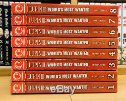 LUPIN III WORLD'S MOST WANTED 1-8 Manga Collection Complete Set Run ENGLISH RARE