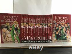 Library Wars Love & War (Vol. 1-15) English Manga Graphic novelSet NEW complete