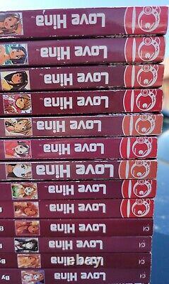 Love Hina Complete Set Lot 1-14 Manga Books Ken Akamatsu English, Tokyo Pop