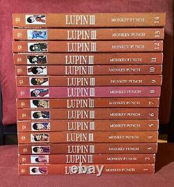 Lupin the 3rd III, Vols. 1-14 (Complete Series), Monkey Punch, English Manga Set