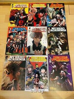 MY HERO ACADEMIA 1-25 + DVD Manga Set Collection Complete Run Volumes ENGLISH