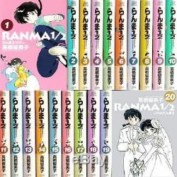 Manga RANMA 1/2 Wide version VOL. 1-20 Comics Complete Set Japan Comic F/S