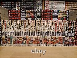 NARUTO 1-72 + FIGURES Manga Set Collection Complete Run Volumes ENGLISH RARE