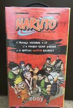NARUTO English Manga Complete Box Set Vol 1-27 NEW SEALED