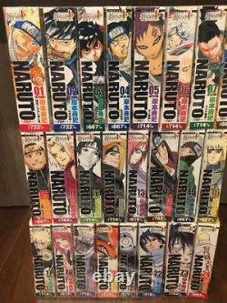 NARUTO Japanese Anime Comics Vol. 1-24 Complete Lot Full Set Combini manga book