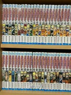 NARUTO Vol, 1 -72 Latest complete Full Set used manga comic Japanese