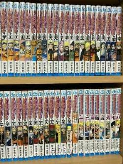 NARUTO Vol, 1 -72 Latest complete Full Set used manga comic Japanese