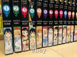 NISEKOI FALSE LOVE 1-18 Manga Set Collection Complete Run Volumes ENGLISH RARE