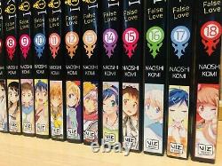 NISEKOI FALSE LOVE 1-18 Manga Set Collection Complete Run Volumes ENGLISH RARE