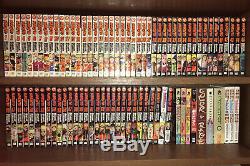 Naruto Complete Series 1-72 (73 With Hokage Volume) + Boruto Vol 1 Manga Lot Set