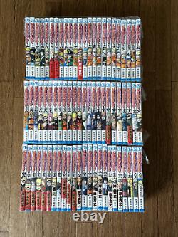 Naruto Complete set comics Japanese Language Var Vol. 1-72 manga anime Used