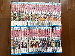 Naruto Vol. 1-72 complete set Manga Comics Masashi Kishimoto Japanese Language
