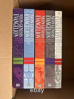 Neon Genesis Evangelion Complete 5 Book Manga Set in English